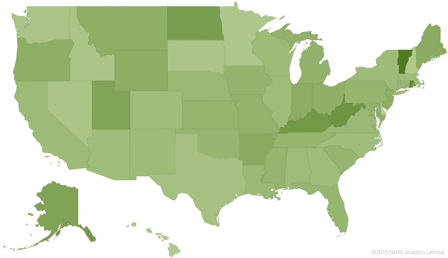INFJ personality type in the United States, both variants